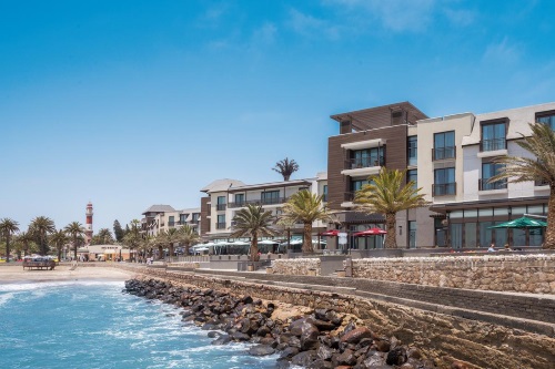 Strand Hotel Swakopmund buitenkant